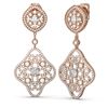 Image 2 : 6.06 ctw Diamond Earrings 18K Rose Gold
