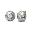 Image 2 : 1.04 ctw Diamond Earrings 18K White Gold