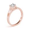 Image 3 : 0.75 ctw Certified VS/SI Diamond Solitaire Ring 14k Rose Gold