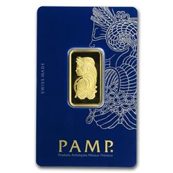 1/2 oz Gold Bar - PAMP Suisse Lady Fortuna Veriscan® (In Assay)