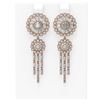 Image 1 : 6.65 ctw Diamond Earrings 18K Rose Gold