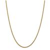 Image 1 : 14k Yellow Gold 2.5 mm Regular Rope Chain - 28 in.