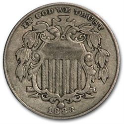 1883 Shield Nickel XF