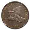 Image 2 : 1857 Flying Eagle Cent MS-61 NGC (Clashed with 50C)