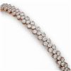 Image 3 : 9 ctw Diamond Designer Bracelet 18K Rose Gold