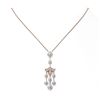 Image 2 : 2.75 ctw Diamond Designer Necklace 18K Rose Gold