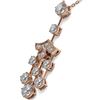Image 3 : 2.75 ctw Diamond Designer Necklace 18K Rose Gold