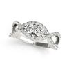 Image 2 : 1.01 ctw VS/SI Diamond 2 Stone 2 Stone Ring 18k White Gold