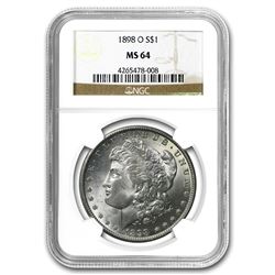 1898-O Morgan Dollar MS-64 NGC