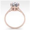 Image 3 : 1.50 ctw Certified VS/SI Diamond Engagment Ring 18k Rose Gold
