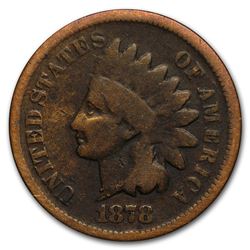 1878 Indian Head Cent Good