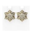 Image 1 : 2.75 ctw Diamond Earrings 18K Yellow Gold