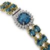 Image 3 : 19.57 ctw London Topaz & Diamond Bracelet 14K Yellow Gold
