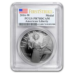 2016-W Silver American Liberty Medal PR-70 PCGS (FS)