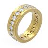Image 1 : 3.08 ctw Diamond Men's Ring 18K Yellow Gold