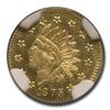 Image 2 : 1875 Indian Round 50 Cent Gold MS-64 NGC (PL, BG-1037)