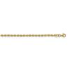 Image 1 : 14k Yellow Gold 2.65 mm Silky Rope Chain - 20 in.