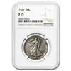 Image 1 : 1921 Walking Liberty Half Dollar F-15 NGC