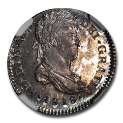 1818-NG M Guatemala Silver 1 Real Fernando VII MS-65 NGC