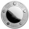Image 2 : 1/2 oz Silver Magnet Round - Merry Christmas (w/Keepsake Card)