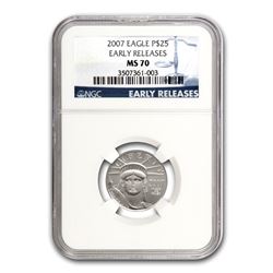 2007 1/4 oz Platinum American Eagle MS-70 NGC (Early Releases)