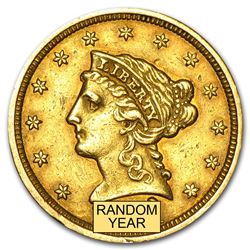 $2.50 Liberty Gold Quarter Eagle (Cleaned)