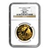 Image 1 : 1993 China 1 oz Gold Panda Large Date MS-69 NGC