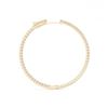 Image 3 : 4 ctw Diamond VS/SI 54 MM Hoop Earrings 14k Yellow Gold