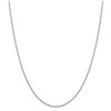Image 1 : 14k WG 1.40 mm Solid Polished Cable Chain Necklace - 18 in.