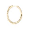 Image 3 : 5.5 ctw Diamond VS/SI 22 MM Hoop Earrings 14k Yellow Gold