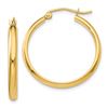 Image 1 : 14k 25 mm Polished Hoop Earring