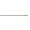 Image 2 : 14k Yellow Gold Diamond Cut 3 mm Open Link Cable Chain - 26 in.
