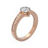 Image 1 : 1.25 ctw Diamond Ring 18K Rose Gold