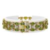 Image 2 : 23.12 ctw Tourmaline & Diamond Bracelet 10K Yellow Gold