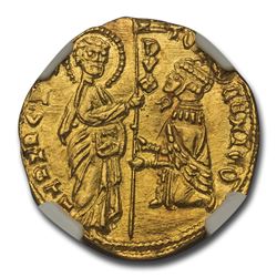 Venetian Republic AV Ducat Tomaso Mocenigo (1414-23 AD) MS-65 NGC