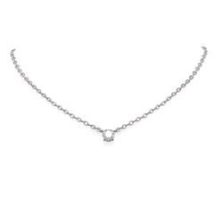 1.01 ctw Diamond Necklace 18K White Gold