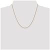 Image 2 : 14k Gold 1.3 mm Cable Chain Necklace - 20 in.