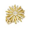 Image 3 : 0.77 ctw Diamond Ring 18K Yellow Gold