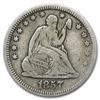 Image 1 : 1857 Liberty Seated Quarter VF