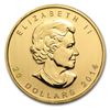 Image 2 : 2014 Canada 1/2 oz Gold Maple Leaf BU