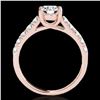 Image 2 : 2.1 ctw Certified Diamond Solitaire Ring 10k Rose Gold