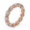 Image 2 : 3.51 ctw Pear Cut Diamond Designer Ring 18K Rose Gold