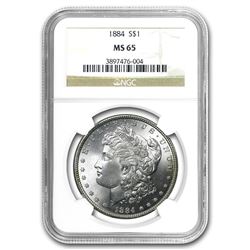 1884 Morgan Dollar MS-65 NGC