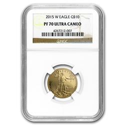 2015-W 1/4 oz Proof Gold American Eagle PF-70 NGC