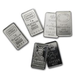 1 gram Platinum Bar - Secondary Market