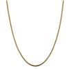 Image 1 : 14k Yellow Gold 2.5 mm Franco Chain - 22 in.