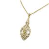 Image 2 : 3.05 ctw Fancy Yellow Diamond Necklace 18K Yellow Gold