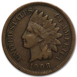 1908-S Indian Head Cent VF