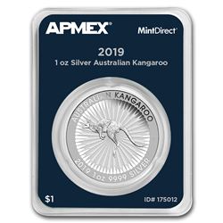 2019 Australia 1 oz Silver Kangaroo (MintDirect® Single)