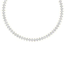 45 ctw Certified SI/I Diamond Necklace 18K Yellow Gold